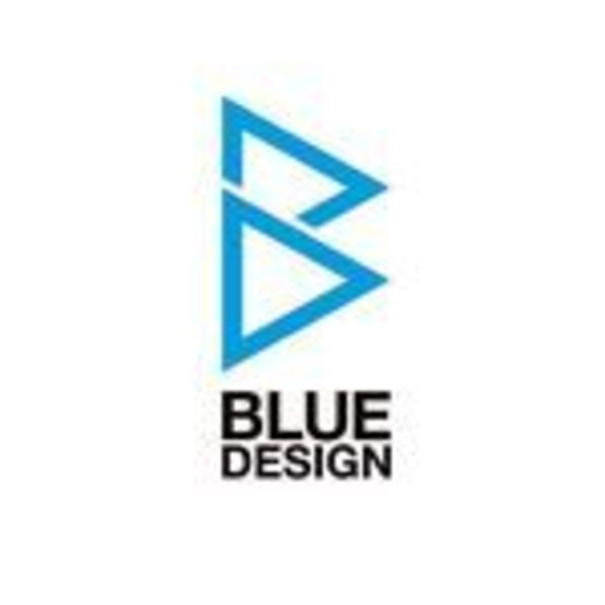 ブルーデザインのロゴ