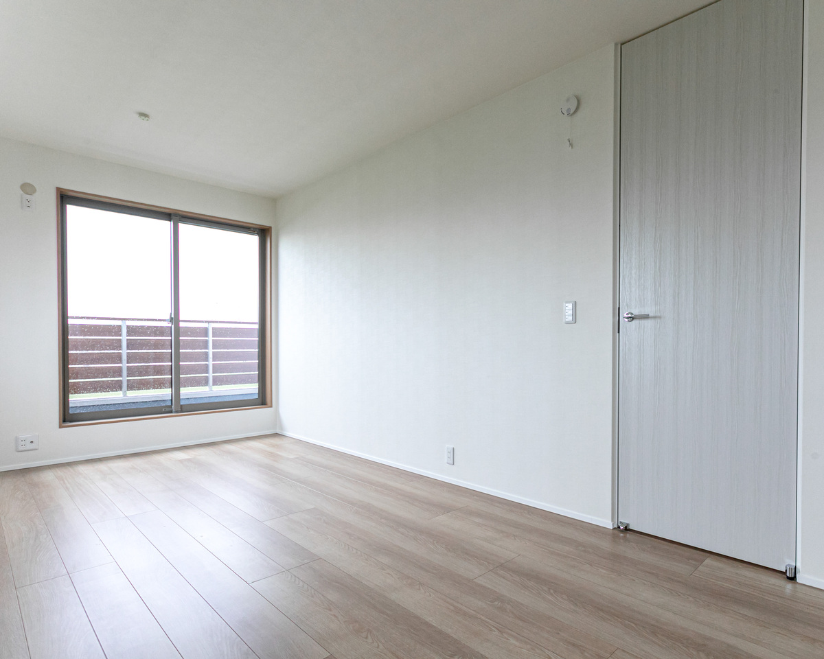 バルコニーがつながった子供部屋