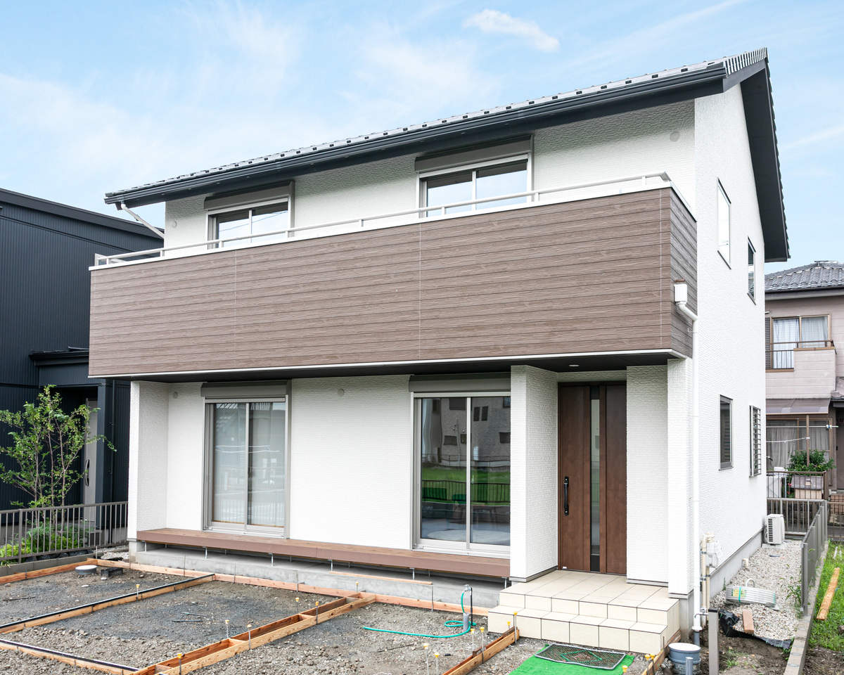 広々バルコニーのあるお家